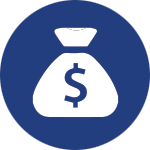 Health finance icon